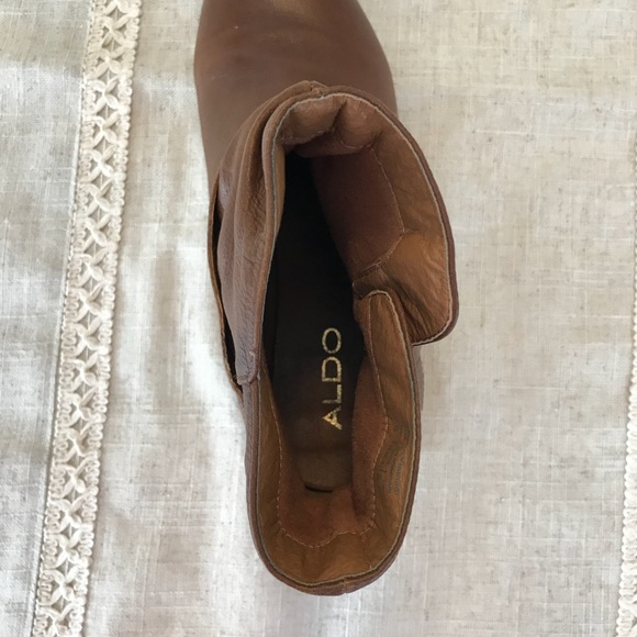 ***SOLD***Aldo tan booties with side buckles - Picture 3 of 5